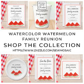 Save the Date Summer Watermelon Family Wiedersehen Einladung