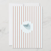 Save the Date Surf, Malibu, Kalifornien Einladung (Rückseite)