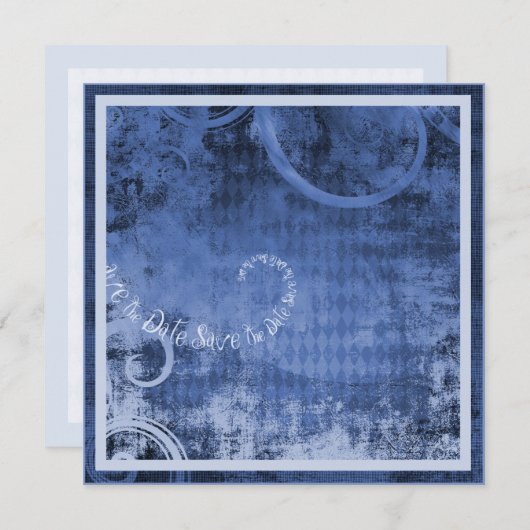 Save the Date Swirl (Vorne/Hinten)