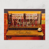 Save the Date Switchboard 25-jähriges Party Ankündigungspostkarte (Vorderseite)