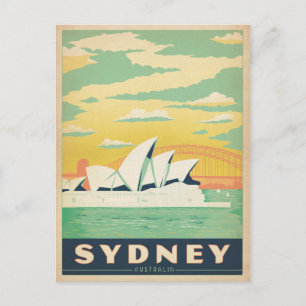Save The Date Sydney, Australien Ankündigungspostkarte