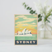 Save The Date | Sydney, Australien Ankündigungspostkarte (Stehend Vorderseite)