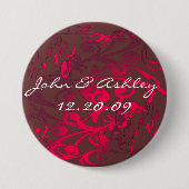 Save the Date Tasten, Stickers und Magnet Button (Vorderseite)