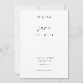 Save the Date Template-Foto Hochzeit Speichern Sie (Vorderseite)