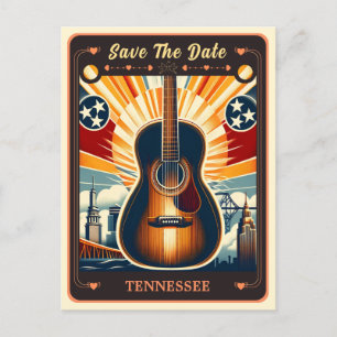 Save The Date   Tennessee Einladung Postkarte