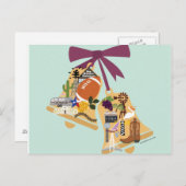 Save the Date Texas Wedding Bells Postcard Ankündigungspostkarte (Vorne/Hinten)