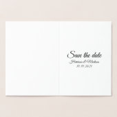 Save the Date, TextHochzeiten anpassen Folienkarte (Innenseite)