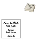 Save the Date Textvorlage für die Wiedersehen Gummistempel (Stempel)