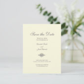 Save the Date // The Elegance Collection (Stehend Vorderseite)