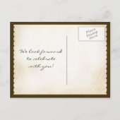 Save the Date Tickets - Postkarten (Rückseite)