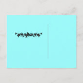 Save the Date Tiffany! Ankündigungspostkarte (Rückseite)