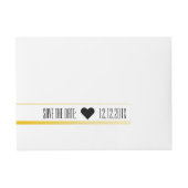 Save the Date, toll Rundum-Adressaufkleber (Vorderseite)