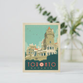 Save The Date | Toronto, Ontario Ankündigungspostkarte (Stehend Vorderseite)