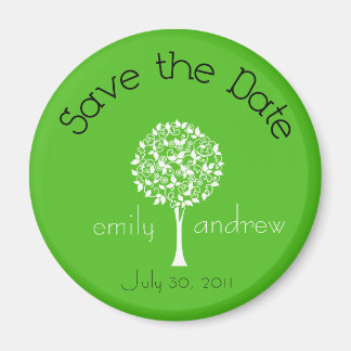 Save the Date Tree Magnet