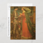 Save the Date! Tristan und Isolde von JW Waterhous Ankündigungspostkarte (Vorne/Hinten)