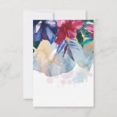 Save The Date | Tropenfarben-Blume (Rückseite)