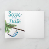 Save the Date tropisches Paradies (Innenseite)
