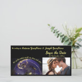 Save the Date True Love Wedding Ankündigung (Stehend Vorderseite)