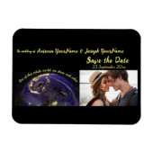 Save the Date True Love Wedding Magnet (Horizontal)
