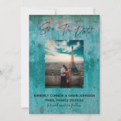 Save The Date |Türkisrost (Vorderseite)