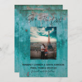 Save The Date |Türkisrost (Vorne/Hinten)