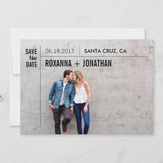 Save the Date - Type Lovers (Vorderseite)