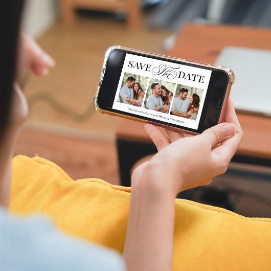 Save the Date Typografie Script Elegant Foto