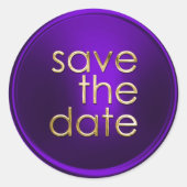 Save the Date Umschlag Aufkleber (Vorderseite)