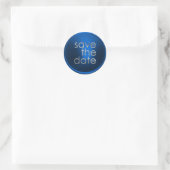 Save the Date Umschlag Aufkleber (Tasche)