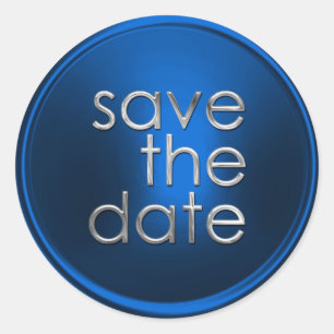 Save the Date Umschlag Aufkleber