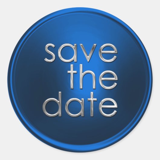 Save the Date Umschlag Aufkleber (Vorderseite)