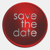 Save the Date Umschlag Aufkleber (Vorderseite)
