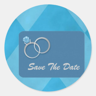 Save the Date.Umschlag Aufkleber
