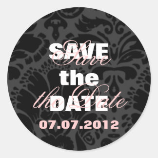 Save the Date Umschlag Aufkleber