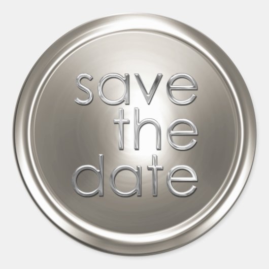 Save the Date Umschlag Aufkleber (Vorderseite)