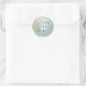 Save the Date Umschlag Aufkleber (Tasche)