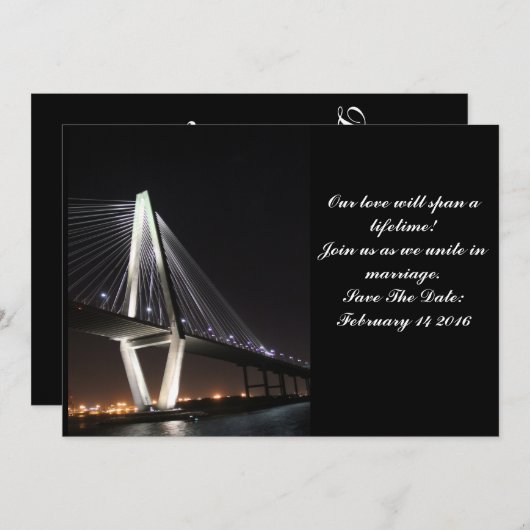 Save the Date, unsere Liebe wird ein Leben verbrin Save The Date (Vorne/Hinten)