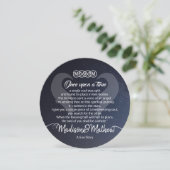 Save the Date unter den Sternen (Stehend Vorderseite)