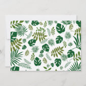 Save the Date unter der Palme (Rückseite)