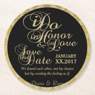 Save the Date Untersetzer