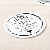 Save the Date Untersetzer (Angewinkelt)