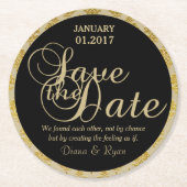 Save the Date Untersetzer (Vorderseite)