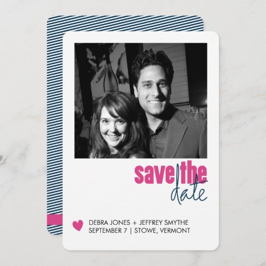 Save the Date Uptown (Vorne/Hinten)