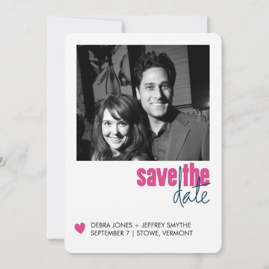 Save the Date Uptown (Vorderseite)