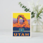 Save The Date | Utah Einladungspostkarte (Stehend Vorderseite)