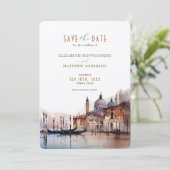 Save the Date Venedig Basilica della Salute I Einladung (Stehend Vorderseite)