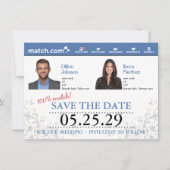 Save the Date verabredet Profil Einladung (Vorderseite)