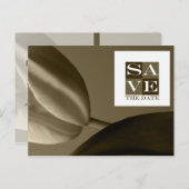 Save the Date Veranstaltung und Hochzeitspostkarte Ankündigungspostkarte (Vorne/Hinten)