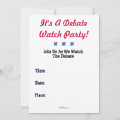 Save the Date verfolgen das Party zur Diskussion e (Rückseite)