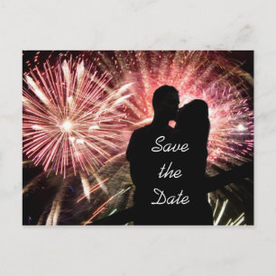 Save the Date Verlobung Hochzeit Ankündigungspostkarte